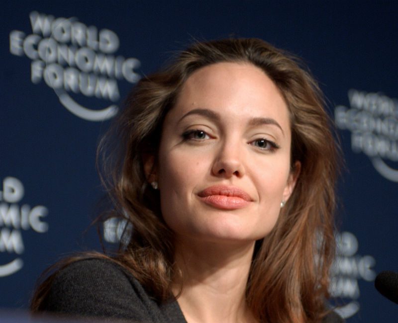 Angeline Jolie at World Economic reform 