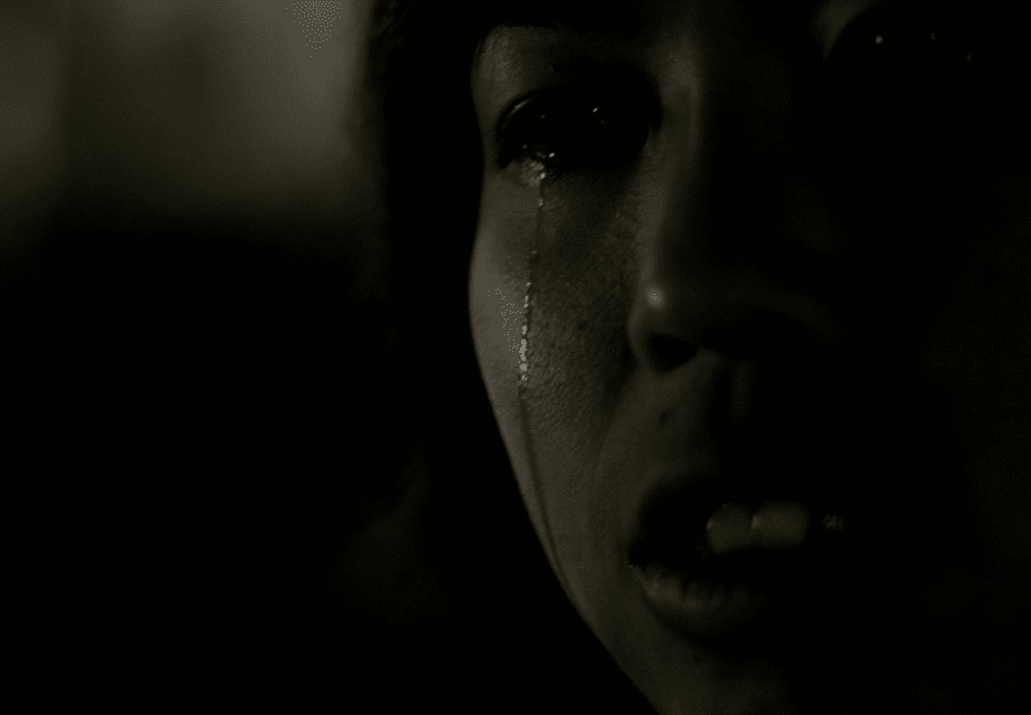 Woman crying