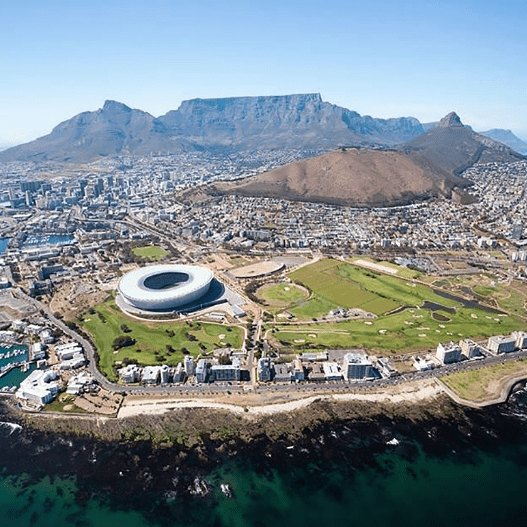 Arial Shot of Capetown