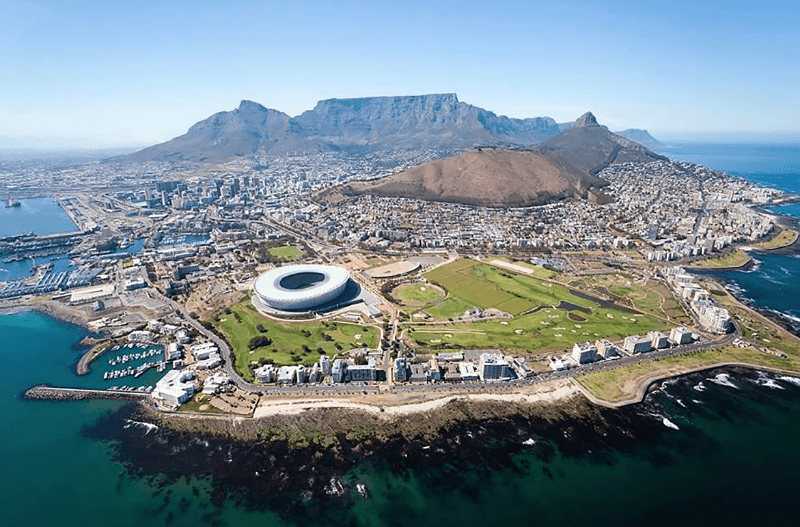 Aerial Shot of Capetown