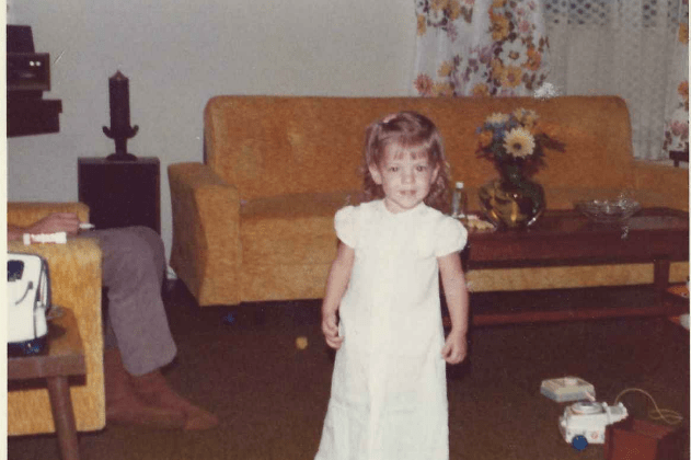 Author Penny Saum as a child