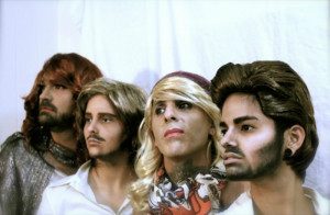 Drag Queens dressed as ABBA Drag Queens dressed as ABBA