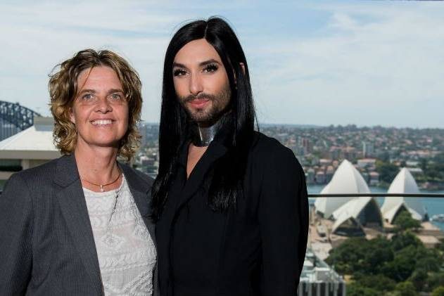 Silke Bader meets Conchita Wurst