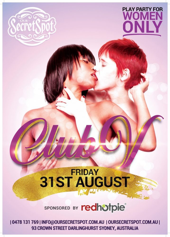 CLUB V: Play Party Poster