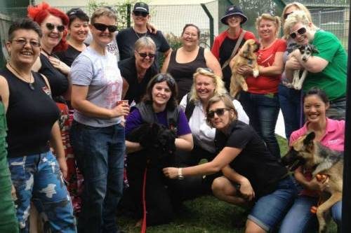 Dykes On Bikes Give Christmas Cheer To Animals In Need