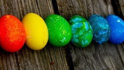 Reconciling Easter and the Rainbow Flag.