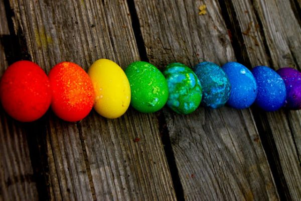 Reconciling Easter and the Rainbow Flag.