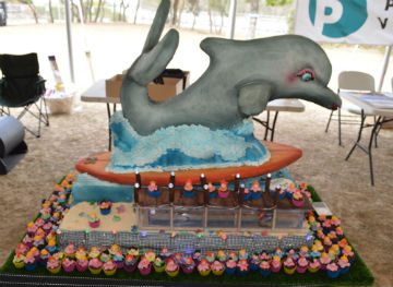 Winning cake at the Coast Out Cake Comp