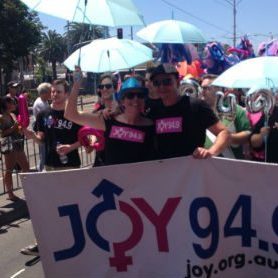 JOYFM Banner at Pride March