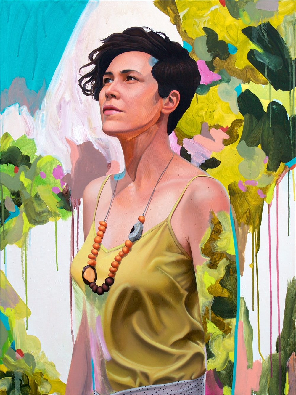 Kim’s work is entitled Tamara - a portrait of fellow artist Tamara Armstrong.