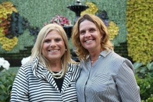 Lisa Lutoff-Perlo, Celebrity Cruises’ CEO and President (l) and Silke Bader (Australian LGBTI Awards Founding Director