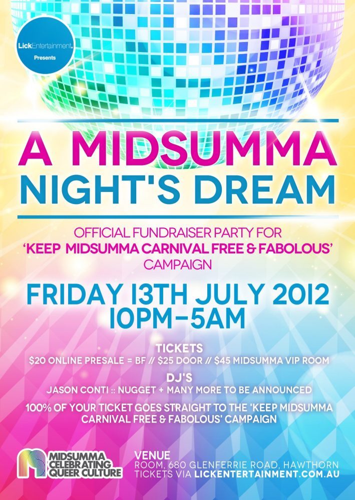 Midsumma fundraiser