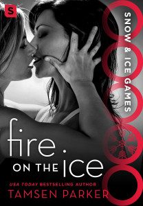 Book cover for 'Fire On The Ice By Tamsen Parker'