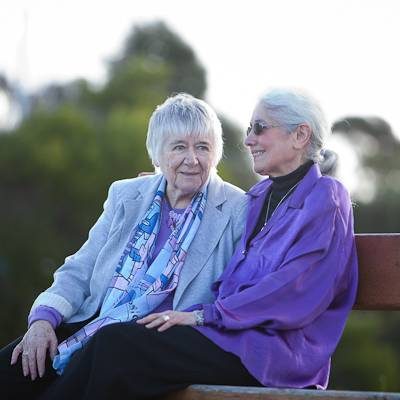 Phyllis Papps and Francesca Curtis