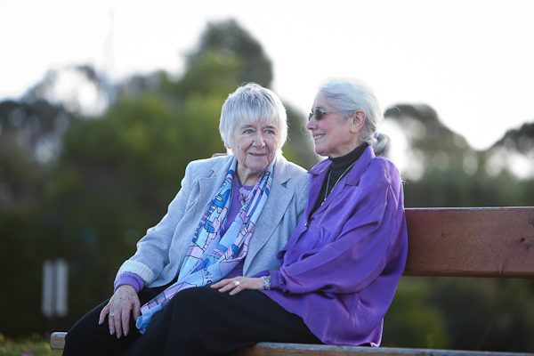 Phyllis Papps and Francesca Curtis