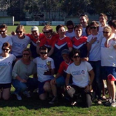 Team Shot of Pride Football Australia