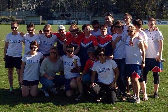 Team Shot of Pride Football Australia