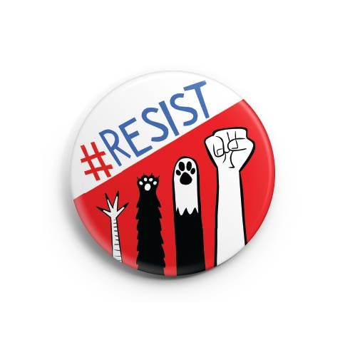 #Resist Badge
