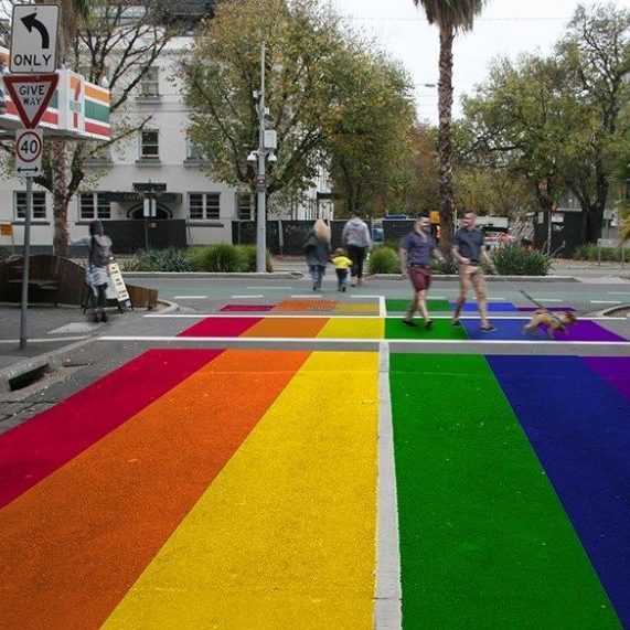 Rainbow Road Sends Message Of Inclusion In St Kilda
