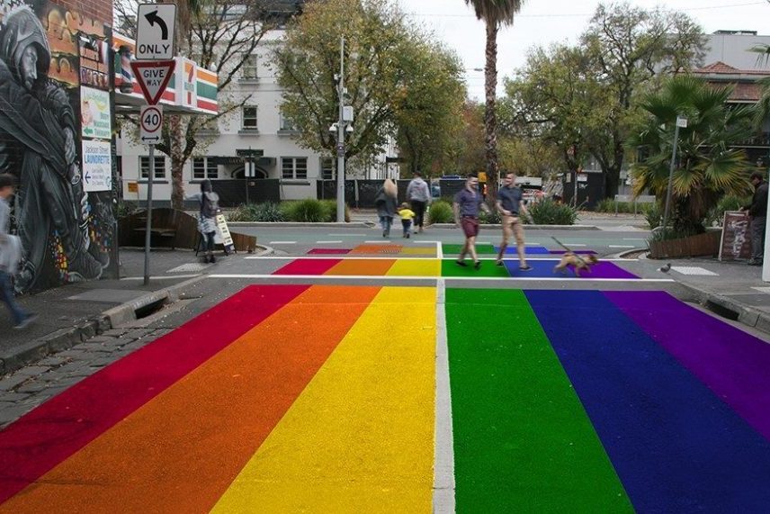 Rainbow Road Sends Message Of Inclusion In St Kilda