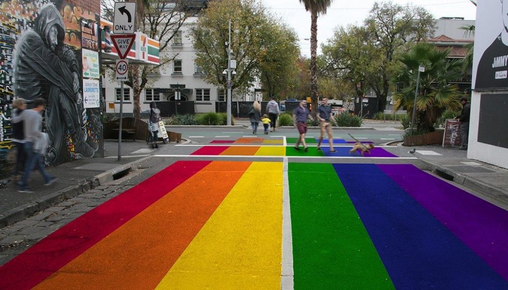 Rainbow Road Sends Message Of Inclusion In St Kilda