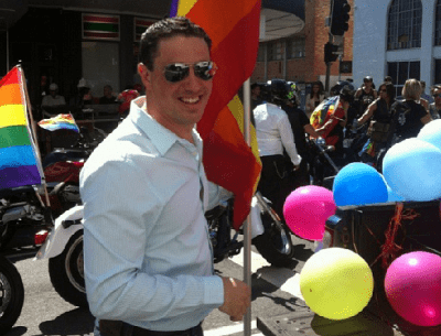 Robert Cavallucci supports Brisbane Pride Parade this Saturday