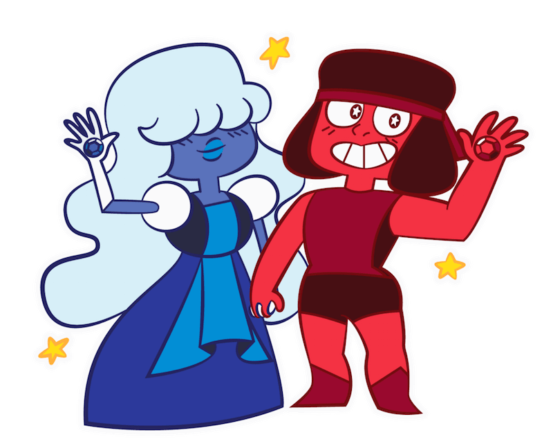 Ruby and Sapphire