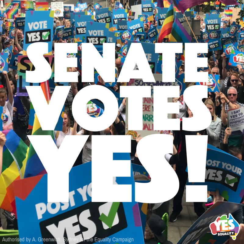 Marriage Equality Passed In Australian Senate