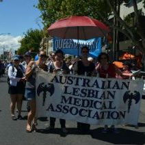 The Australian Lesbian Medical Association float