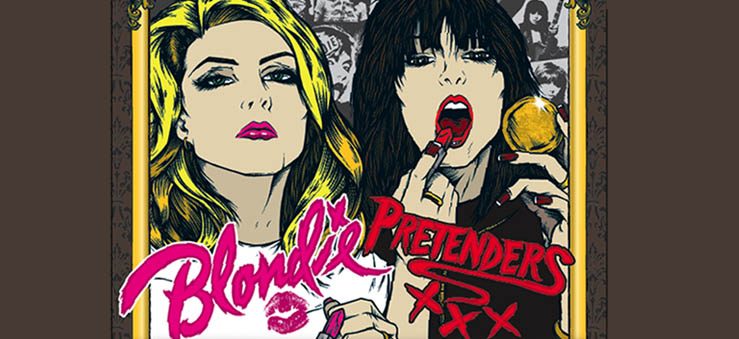 Blondie And The Pretenders Poster