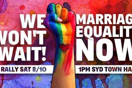 Sydney Marriage Equality Rally