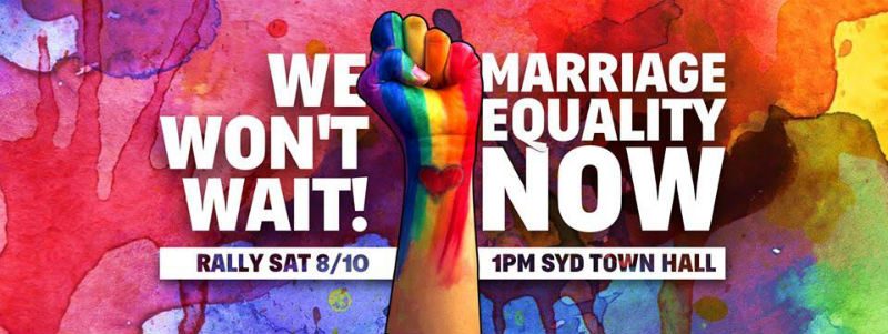 Sydney Marriage Equality Rally