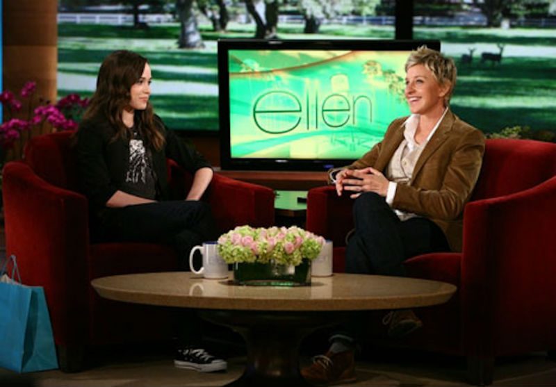 Ellen Page And Ellen DeGeneres