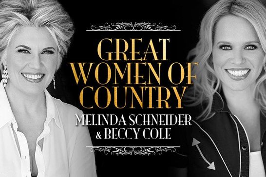 Beccy Cole and Melinda Schneider our country music royalty in Australia
