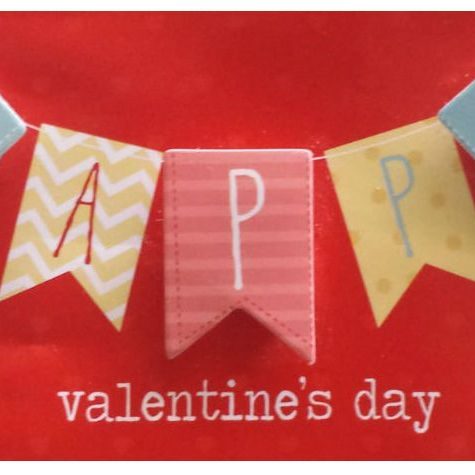 happy valentines day ribbon