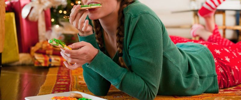 Woman eating