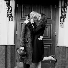 kissing a girl