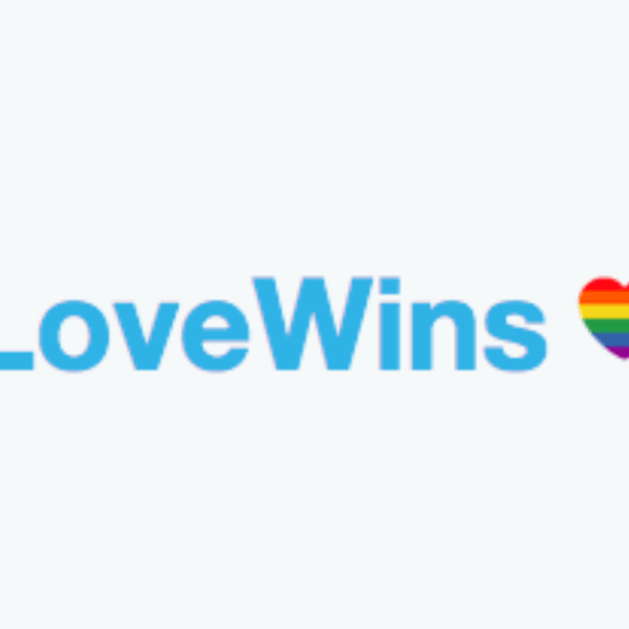 love wins with love heart