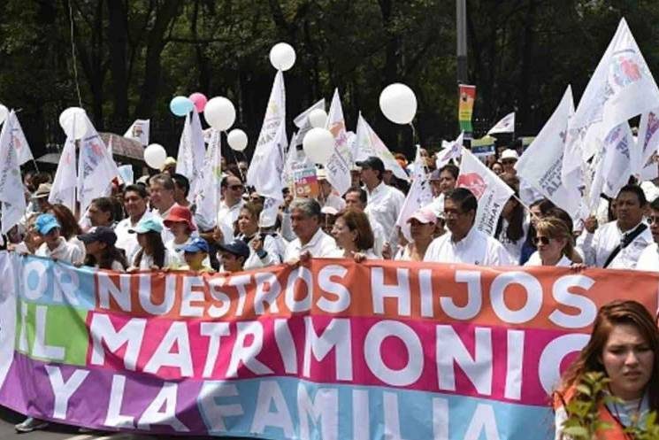 Thousands Rally Against Marriage Equality In Mexico