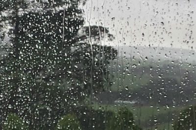 rain against window