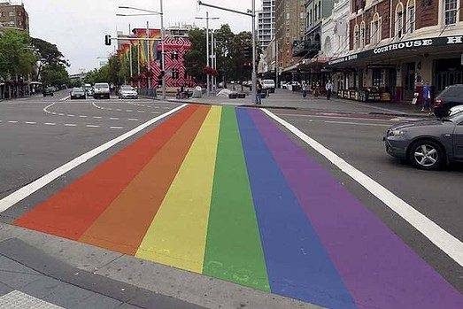 Oxford Street's rainbow pride