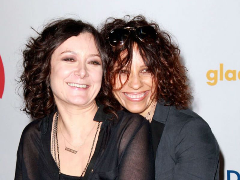 Sara Gilbert & Linda Perry at GLAAD