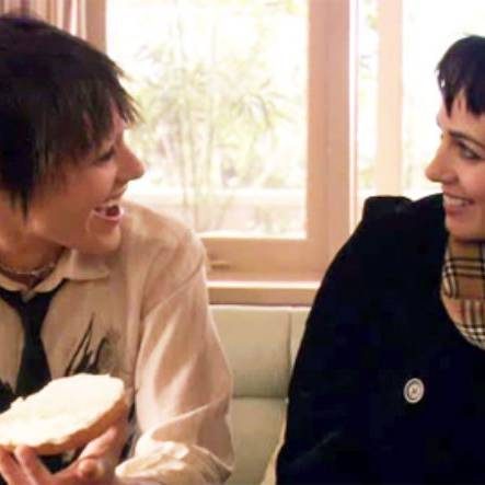 Still from the L Word with Shane and Jenny