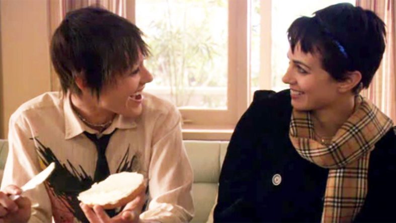 Still from the L Word with Shane and Jenny