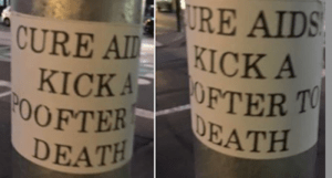 Violently Homophobic Stickers