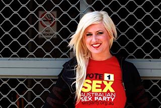 Sex Party Names NSW Senate Candidate