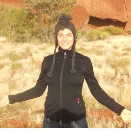Tracie Dinwiddie on Uluru
