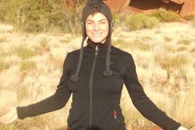 Tracie Dinwiddie on Uluru